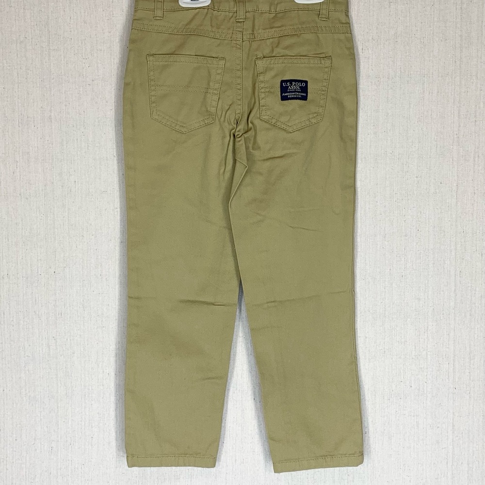 U.S. Polo Assn~NWT~Boy’s 2 Piece Plaid Button Up Shirt/Khaki Pant Set~Sz 6 - Picture 10 of 15